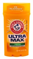 Arm & Hammer Deodorant 2.6oz Solid Ultra Max Fresh (13438)<br><br><br>Case Pack Info: 12 Units