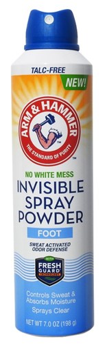 Arm & Hammer Foot Invisible Spray Powder 7oz (13474)<br><br><span style="color:#FF0101"><b>12 or More=Unit Price $5.81</b></span style><br>Case Pack Info: 12 Units