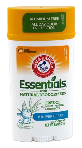 Arm & Hammer Deodorant 2.5oz Essentials Juniper Berry (13493)<br><br><br>Case Pack Info: 12 Units