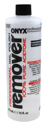 Onyx Pro Nail Polish Remover 100% Pure Acetone 16oz (13508)<br><br><span style="color:#FF0101"><b>12 or More=Unit Price $3.99</b></span style><br>Case Pack Info: 6 Units