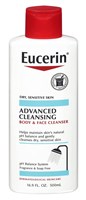 Eucerin Advanced Cleansing Body & Face Cleanser 16.9oz (13589)<br><br><br>Case Pack Info: 12 Units