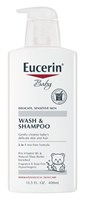 Eucerin Baby Wash & Shampoo 13.5oz (13595)<br><br><br>Case Pack Info: 12 Units