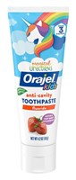 Orajel Kids Toothpaste Magical Unicorns Strawberry 4.2oz (13680)<br><br><br>Case Pack Info: 24 Units