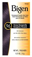 Bigen Powder Hair Color #96 Deep Burgundy 0.21oz (13992)<br><br><br>Case Pack Info: 144 Units