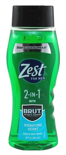 Zest For Men Hair & Body Wash 2-In-1 Signature Scent 18oz (14078)<br><br><br>Case Pack Info: 6 Units