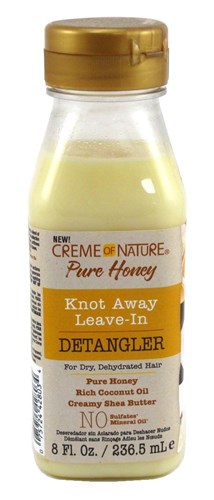 Creme Of Nature Pure Honey Detangler 8oz Leave-In (14208)<br><br><br>Case Pack Info: 12 Units