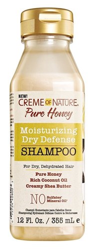 Creme Of Nature Pure Honey Shampoo 12oz (Dry Defense) (14212)<br><br><br>Case Pack Info: 12 Units