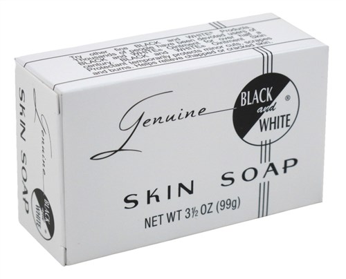 Black & White Skin Soap 3.5oz (14219)<br><br><br>Case Pack Info: 12 Units