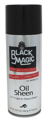 Black Magic Oil Sheen African Coconut 10.5oz (14260)<br><br><br>Case Pack Info: 12 Units