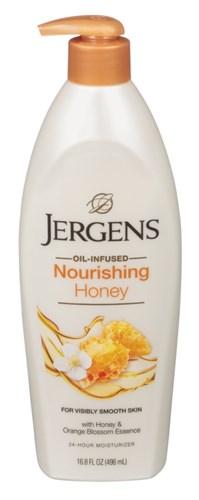 Jergens Nourishing Honey 16.8oz Dry Skin Moisturizer (14306)<br><br><br>Case Pack Info: 4 Units