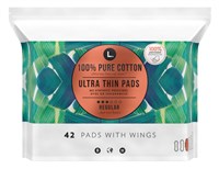 L. Pads Size 3 Ultra Thin Regular 42 Count Wings (14366)<br><br><br>Case Pack Info: 8 Units