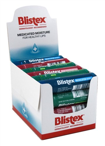 Blistex Medicated Balm Spf15 0.15oz Assorted Flavors (24 Pieces) (14566)<br><br><br>Case Pack Info: 6 Units