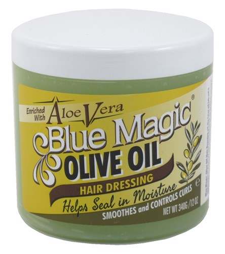 Blue Magic Olive Oil Hair Dressing With Aloe Vera 12oz (14739)<br><br><br>Case Pack Info: 12 Units