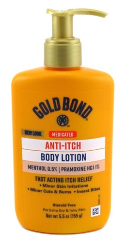 Gold Bond Anti-Itch Lotion 5.5oz Pump (15117)<br><br><span style="color:#FF0101"><b>12 or More=Unit Price $8.34</b></span style><br>Case Pack Info: 24 Units