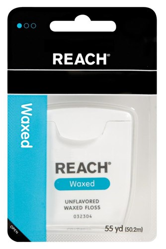 Reach Waxed Floss 55Yd (6 Pieces)  (15234)<br><br><br>Case Pack Info: 6 Units