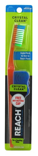 Reach Toothbrush Crystal Clean Medium (6 Pieces) (15367)<br><br><br>Case Pack Info: 12 Units