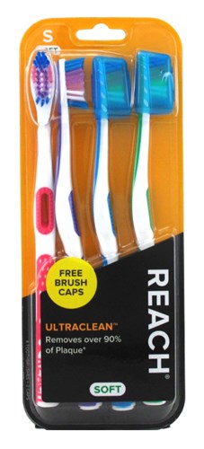 Reach Toothbrush Ultra Clean 4 Pack Soft (4 Pieces) (15374)<br><br><br>Case Pack Info: 9 Units