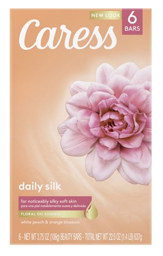 Caress Bar Soap Daily Silk Floral Oil 3.75oz 6 Count (15511)<br><br><br>Case Pack Info: 9 Units