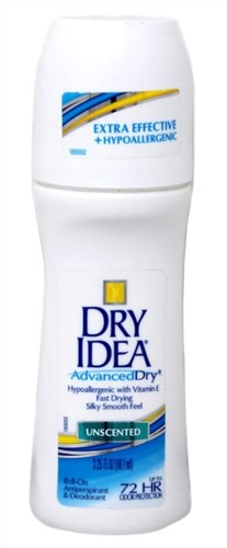 Dry Idea Deodorant 3.25oz Roll On Unscented Antiperspirant (15516)<br><br><br>Case Pack Info: 12 Units