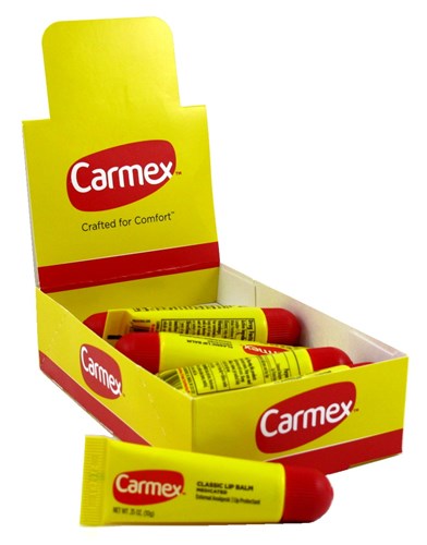 Carmex Lip Balm Tube Original 0.35oz (12 Pieces) (15680)<br><br><br>Case Pack Info: 30 Units