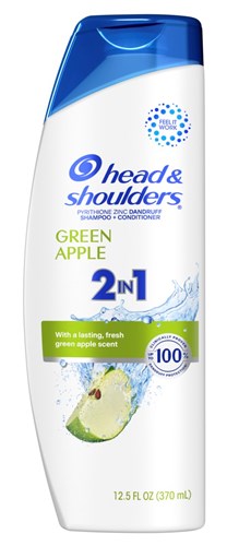 Head & Shoulders Shampoo Green Apple 2-In-1 12.5oz (15914)<br><br><br>Case Pack Info: 6 Units