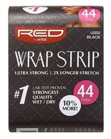 Kiss Red Wrap Strip Ult-Strong Black 44 Strips 3.5Inch (6 Pieces) (16009)<br><br><br>Case Pack Info: 4 Units