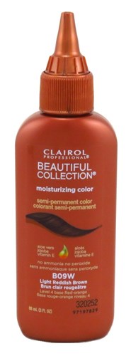 Clairol Beautiful Coll. #B09W Light Reddish Brown 3oz (16285)<br><span style="color:#FF0101">(ON SPECIAL 6% OFF)</span style><br><span style="color:#FF0101"><b>12 or More=Special Unit Price $3.47</b></span style><br>Case Pack Info: 48 Units