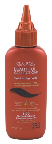 Clairol Beautiful Coll. #B12D Medium Ash Brown 3oz (16295)<br> <span style="color:#FF0101">(ON SPECIAL 14% OFF)</span style><br><span style="color:#FF0101"><b>12 or More=Special Unit Price $3.17</b></span style><br>Case Pack Info: 48 Units