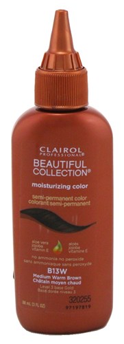 Clairol Beautiful Coll. #B13W Medium Warm Brown 3oz (16300)<br> <span style="color:#FF0101">(ON SPECIAL 14% OFF)</span style><br><span style="color:#FF0101"><b>12 or More=Special Unit Price $3.17</b></span style><br>Case Pack Info: 48 Units