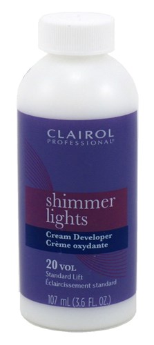 Clairol Shimmer Lights 20 Vol Cream Developer 3.6oz (12 Pieces) (16399)<br><span style="color:#FF0101">(ON SPECIAL 20% OFF)</span style><br><span style="color:#FF0101"><b>1 or More=Special Unit Price $11.04</b></span style><br>Case Pack Info: 2 Units