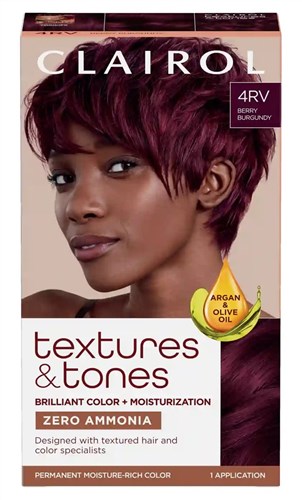 Clairol Text & Tone Kit #4Rv Berry Burgundy (16418)<br><br><br>Case Pack Info: 12 Units