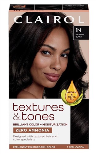 Clairol Text & Tone Kit #1N Natural Black (16431)<br><br><br>Case Pack Info: 12 Units