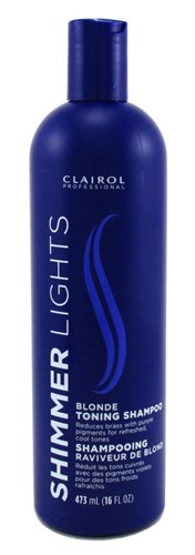 Clairol Shimmer Lights Shampoo Blonde Toning 16oz (16570)<br><span style="color:#FF0101">(ON SPECIAL 18% OFF)</span style><br><span style="color:#FF0101"><b>12 or More=Special Unit Price $6.99</b></span style><br>Case Pack Info: 12 Units