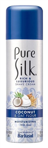 Pure Silk Shave Cream Coconut And Oat Flour Extract 7.25oz (17265)<br><br><br>Case Pack Info: 6 Units