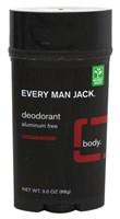 Every Man Jack Deodorant 3oz Cedarwood (Aluminum-Free) (17383)<br><br><br>Case Pack Info: 6 Units