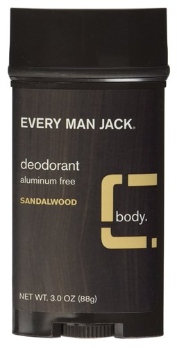 Every Man Jack Deodorant 3oz Sandlewood (Aluminum-Free) (17387)<br><br><br>Case Pack Info: 6 Units