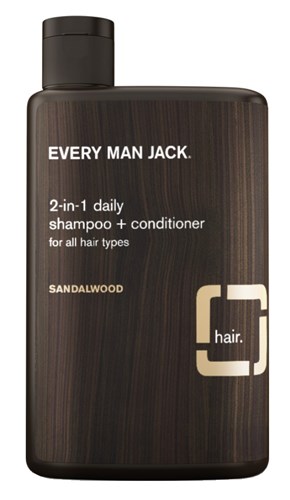 Every Man Jack Shampoo 2-In-1 Sandalwood 13.5oz (17408)<br><br><br>Case Pack Info: 6 Units