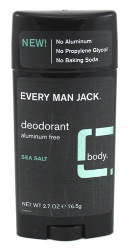 Every Man Jack Deodorant 2.7oz Sea Salt (Aluminum-Free) (17409)<br><br><br>Case Pack Info: 6 Units