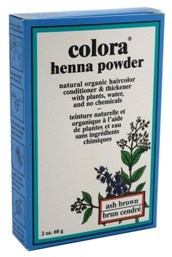 Colora Henna Powder Hair Color Ash Brown 2oz (17425)<br> <span style="color:#FF0101">(ON SPECIAL 7% OFF)</span style><br><span style="color:#FF0101"><b>12 or More=Special Unit Price $4.40</b></span style><br>Case Pack Info: 72 Units