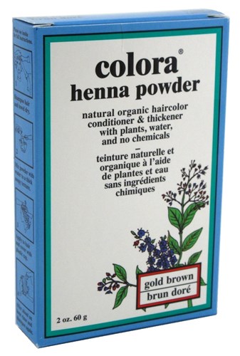 Colora Henna Powder Hair Color Gold Brown 2oz (17455)<br> <span style="color:#FF0101">(ON SPECIAL 7% OFF)</span style><br><span style="color:#FF0101"><b>12 or More=Special Unit Price $4.40</b></span style><br>Case Pack Info: 72 Units
