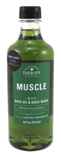 Village Nat. Bath Oil & Body Wash 2In1 Muscle 16oz (17503)<br><br><span style="color:#FF0101"><b>12 or More=Unit Price $5.91</b></span style><br>Case Pack Info: 4 Units