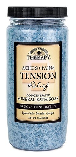 Village Nat. Aches+Pains Tension Relief Bath Soak 20oz (17507)<br><span style="color:#FF0101">(ON SPECIAL 7% OFF)</span style><br><span style="color:#FF0101"><b>12 or More=Special Unit Price $5.78</b></span style><br>Case Pack Info: 6 Units