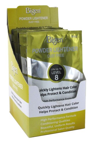 Bigen Powder Lightener 1oz (12 Pieces) Level 8 (17512)<br><br><br>Case Pack Info: 3 Units