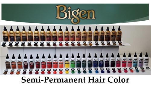 Bigen Semi-Permanent Haircolor (90 Pieces) 45 Shades 2-Part Deal (17525)<br><br><br>Case Pack Info: 1 Unit