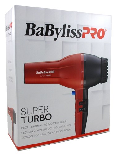 Babyliss Pro Dryer 2000 Watt Super Turbo (17580)<br><span style="color:#FF0101">(ON SPECIAL 9% OFF)</span style><br><span style="color:#FF0101"><b>3 or More=Special Unit Price $45.36</b></span style><br>Case Pack Info: 6 Units