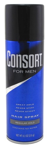 Consort Hair Spray 8.3oz Regular Hold Aerosol (18091)<br><br><br>Case Pack Info: 12 Units