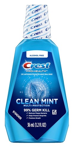 Crest Mouthwash Pro-Health Clean Mint 1.2oz (12 Pieces) (18696)<br><br><br>Case Pack Info: 4 Units