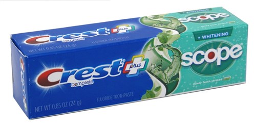 Crest Toothpaste 0.85oz White Plus Scope (36 Pieces) (18733)<br><br><br>Case Pack Info: 1 Unit