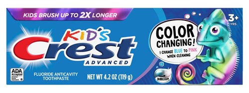 Crest Toothpaste 4.2oz Kids Color Changing (18847)<br><br><br>Case Pack Info: 24 Units
