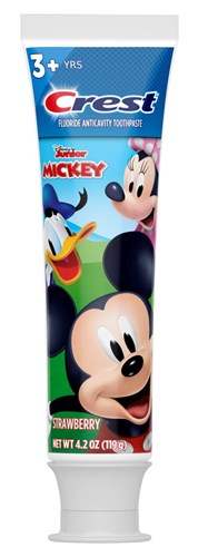 Crest Toothpaste 4.2oz Kids Disney Mickey Strawberry Tube (18848)<br><br><br>Case Pack Info: 6 Units